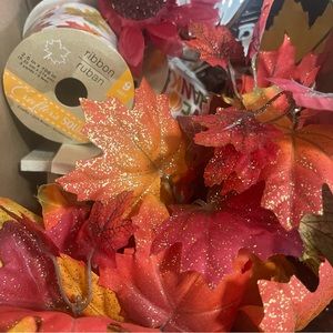 Fall holiday decorations box